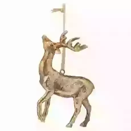 Golden Stag Christmas Ornament